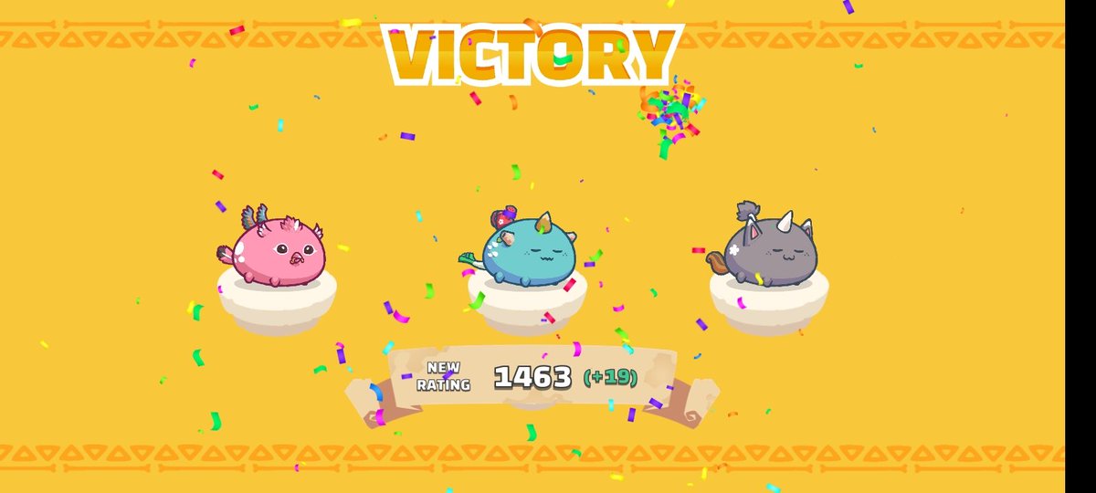 fiesco_castro's tweet photo. Así queda mi cierre en este formato de Axie infinity, ha sido bastante exigente cada día jugar contra otros players pero contento y agradecido de pertenecer a esta comunidad. A la espera de #AxieOrigin que se ve con mucho potencial. https://t.co/CWddKqHib3