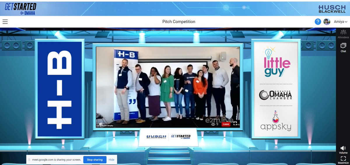 e2mlive's tweet photo. ☑ 200 registered users
☑ 30 virtual booths for startups
☑ 5 industry verticals
https://t.co/zLGZNJQJYk is the #HybridEvent platform for Get Started Omaha by @HuschBlackwell, a premier pitch competition and networking event for startups & entrepreneurs.
#GetStartedOmaha https://t.co/ul3AhV7AQo