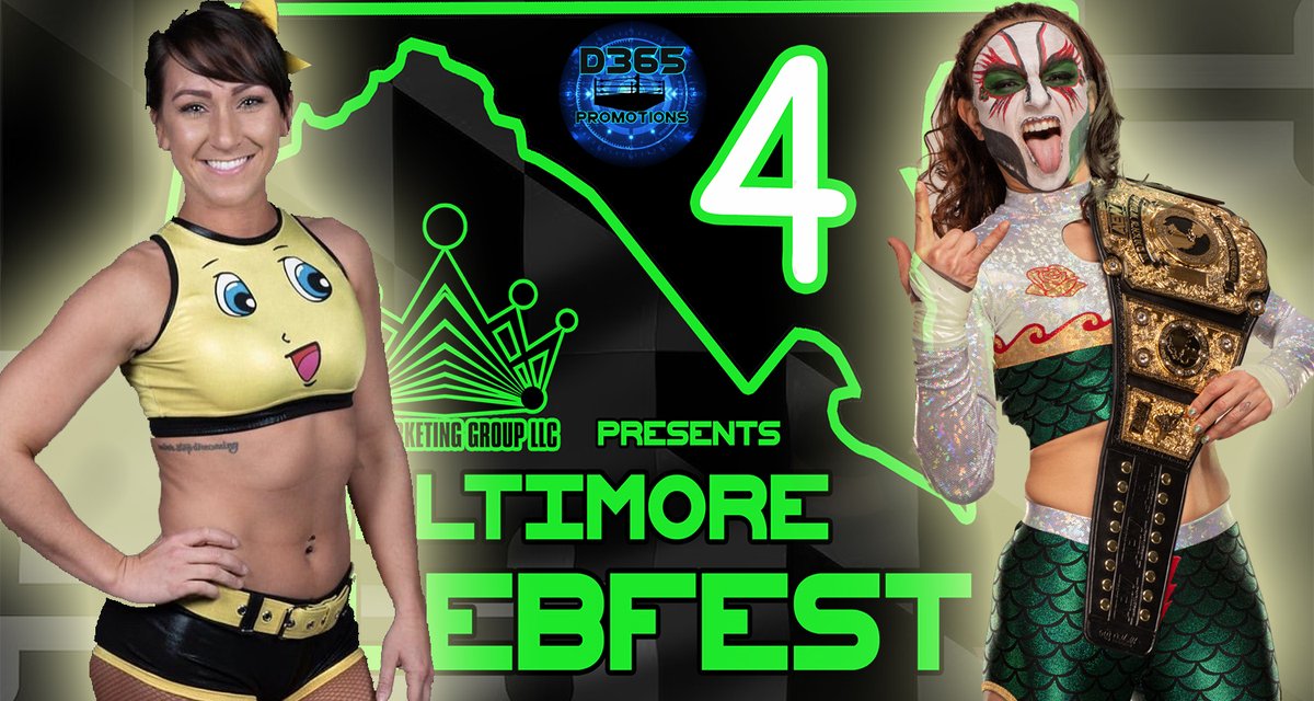 Don't miss out on presales for <a href="/BaltCelebfest/">BaltimoreCelebfest</a> #4
featuring our guests! Smiley <a href="/IamKylieRae/">KYLIE RAE</a>  and the current #AEW Women's World Champion <a href="/thunderrosa22/">Thunder Rosa</a> 
eventbrite.com/o/damage365-pr…