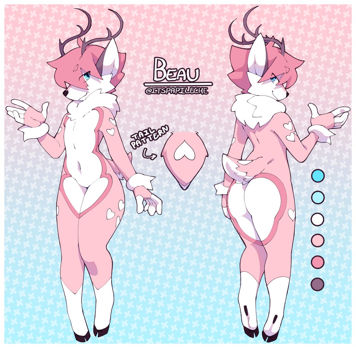 ItsPapiLeche's tweet image. Gay pink deer 2.0 (now featuring legs!)

🎨:@FlourBland