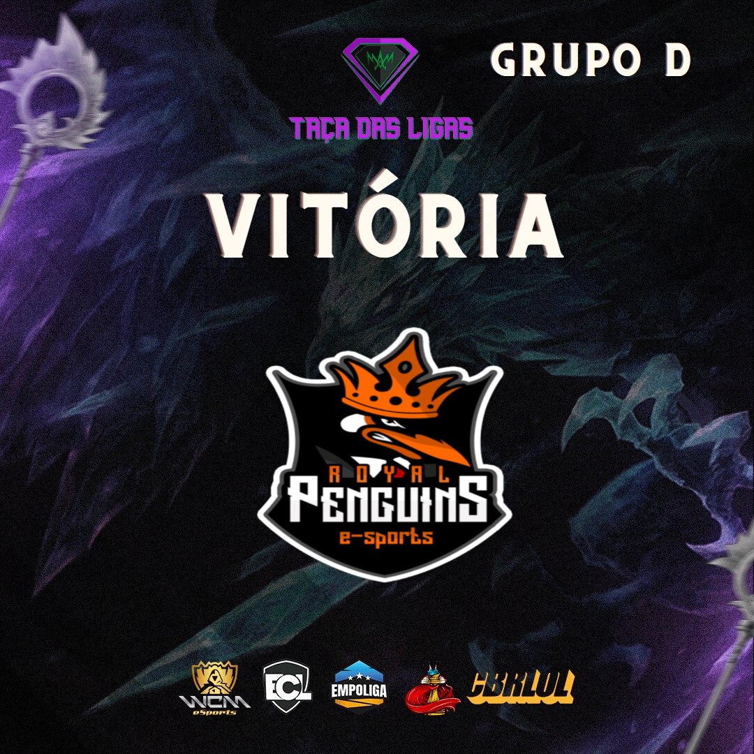 O último jogo da noite ficou marcado a vitória para a <a href="/RoyalPenguins1/">Royal Penguins e-Sports</a> parabéns aos times de hoje jogos brilhantes!!!