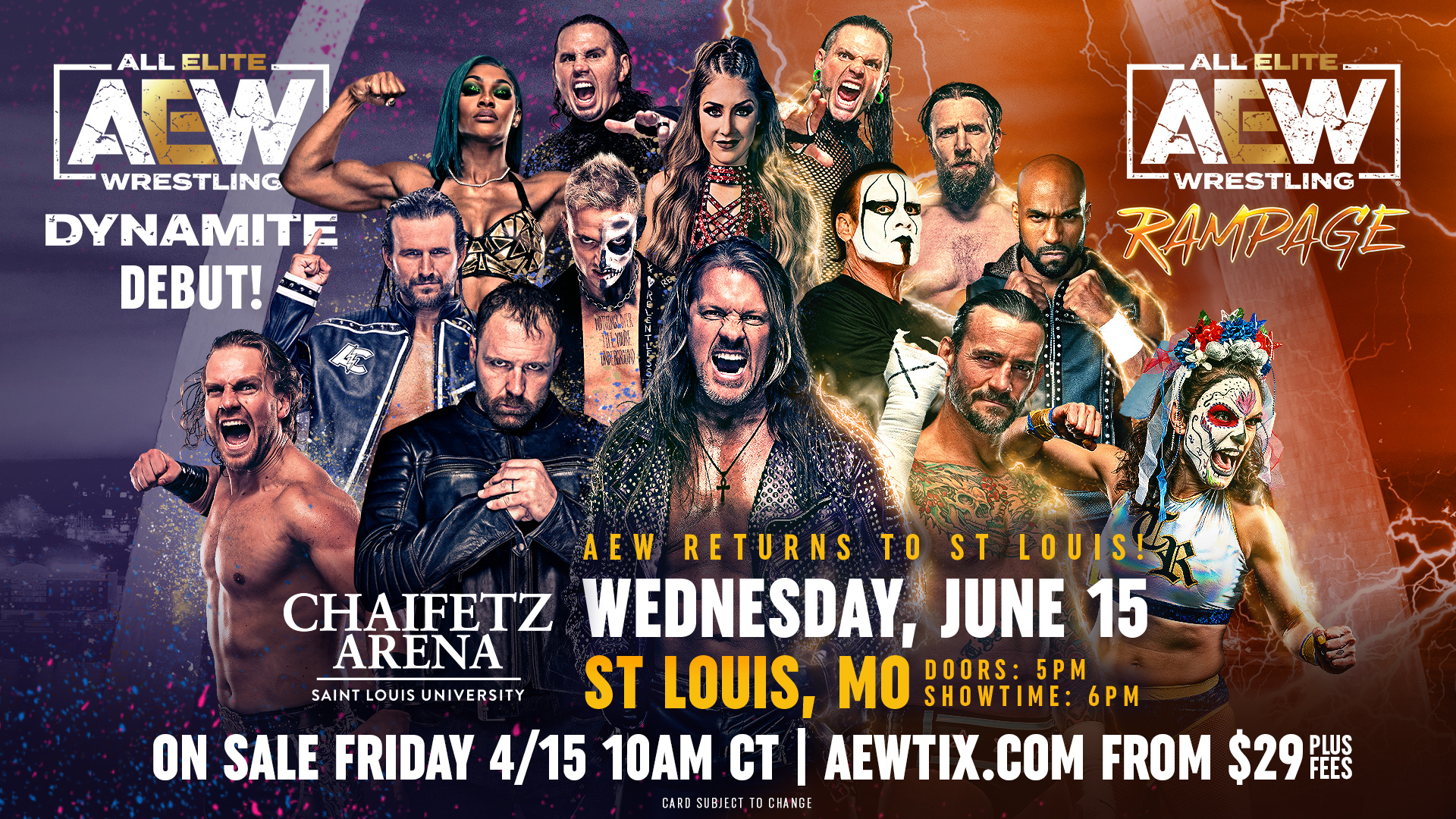 All Elite Wrestling on Twitter "ST. LOUIS WE’RE COMING BACK! AEW