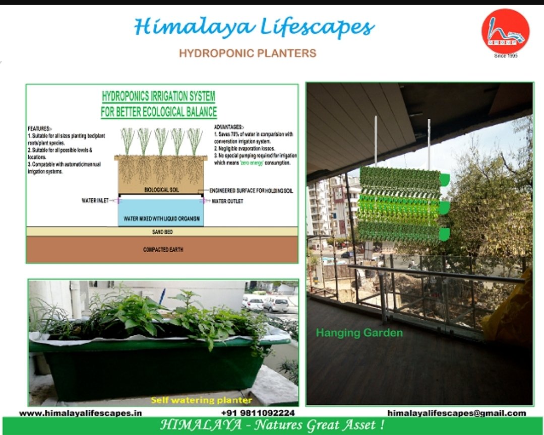 jha_yatendra's tweet photo. Sharing the details of hydroponic planters researched & developed in 2014 which saves upto 70% water without worrying about watering for months @thebetterindia @thegoodsight @taxmanhelp247 @suparna_r @JournoKumar @anujias09 #SmartHimalaya #smarttree https://t.co/1AVEyTLAHz