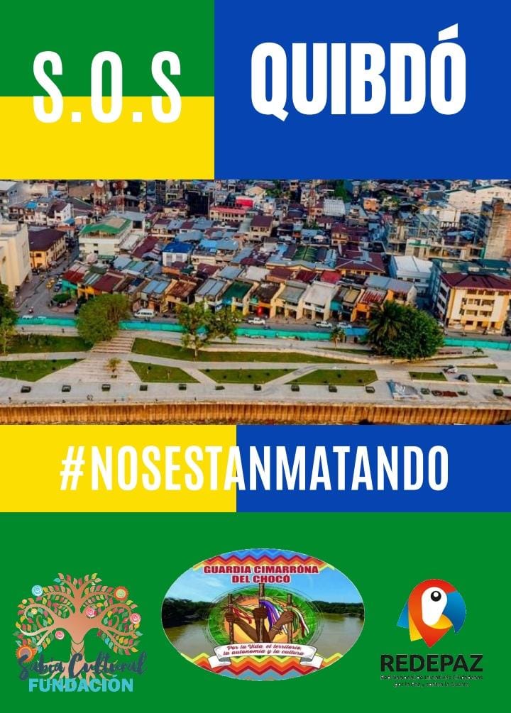 Yeisond05314076's tweet photo. #ENQUIBDÓNOSESTÁNMATANDO #QUIBDÓPIDEPAZ #SOSQUIBDÓ @ONUHumanRights @onucolombia @TembloresOng @Indepaz @MinjuDDHH @ladirekta @laorejaroja https://t.co/ihBuFuhCTQ