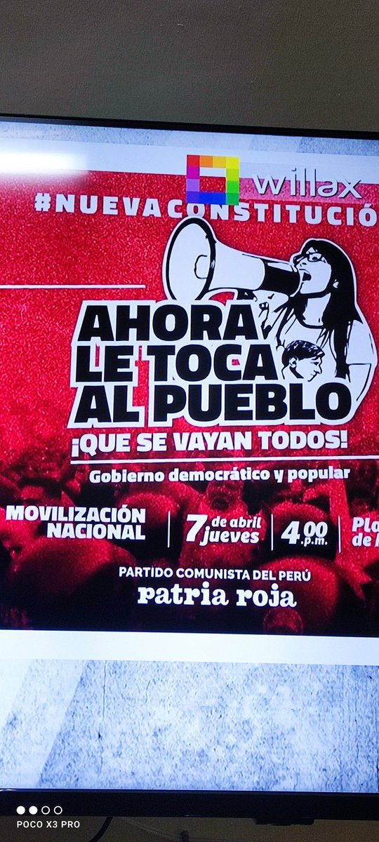 thamirv15's tweet photo. Por nuestro amado país 🇵🇪, no queremos una Venezuela, el Perú no  quiere nueva constitución, queremos nuevas elecciones,nuevo presidente  #QueSeVayanTodos , #FueraCastillo https://t.co/rQlD65G5BC