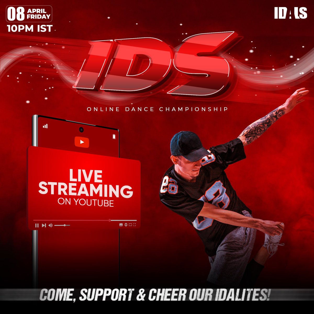 theidals's tweet photo. Witness the showcase of our TOP 7 contestants tomorrow at our YouTube Live streaming event ๐โจ
Get to know the winner of the competition and who will be our next IDALS Dancing Star ๐
Friday | 10 PM IST
Come & cheer our IDALITES!
#IDALS #IDALSDancingStar #StudentsShowcase https://t.co/oO4zjheWYW