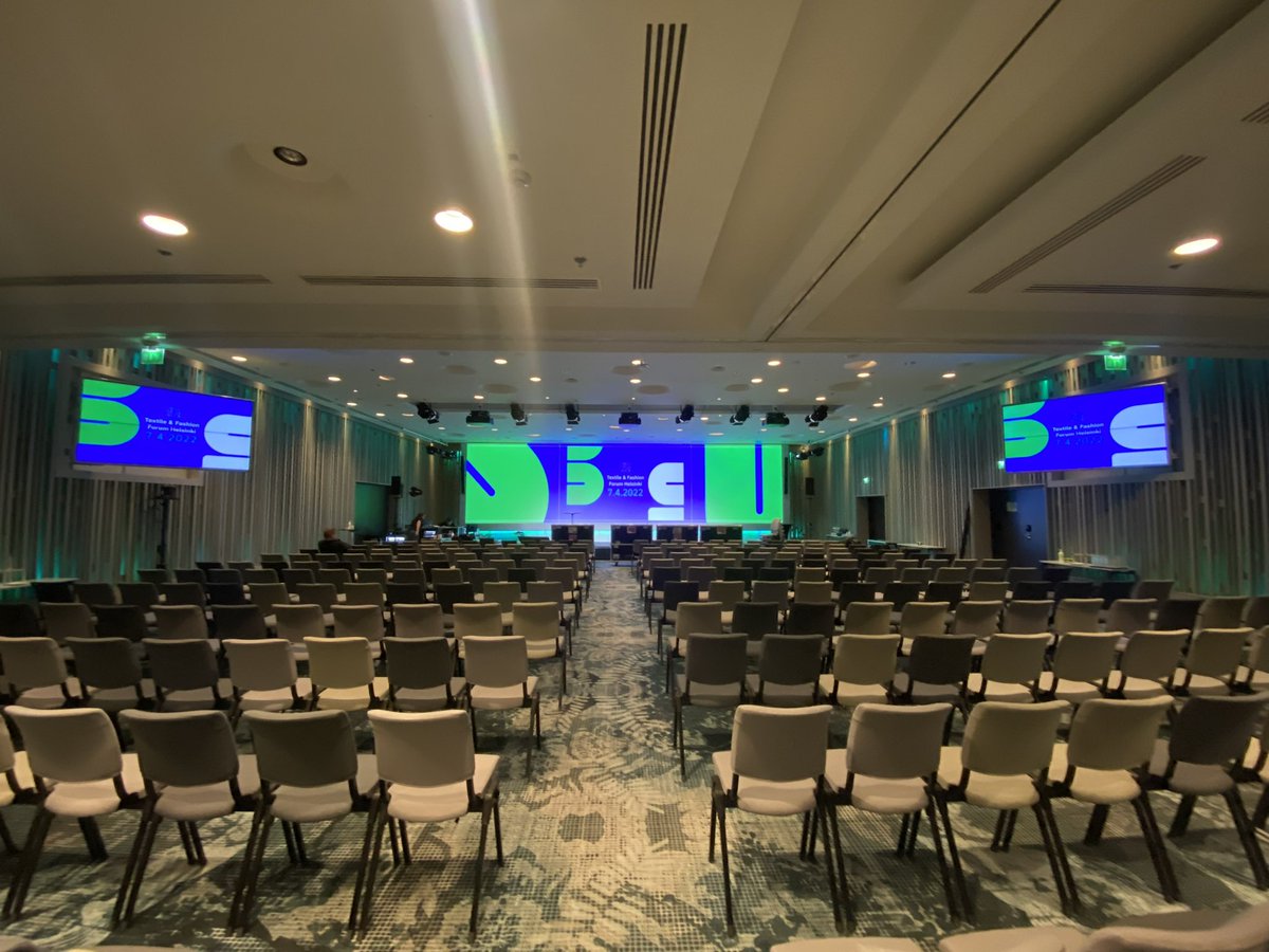 TekstiiliMuoti's tweet photo. Here we are, finally ready to roll! Welcome to Textile &amp; Fashion Forum Helsinki, everyone. #TFFH22 https://t.co/MuhEnCdGTM