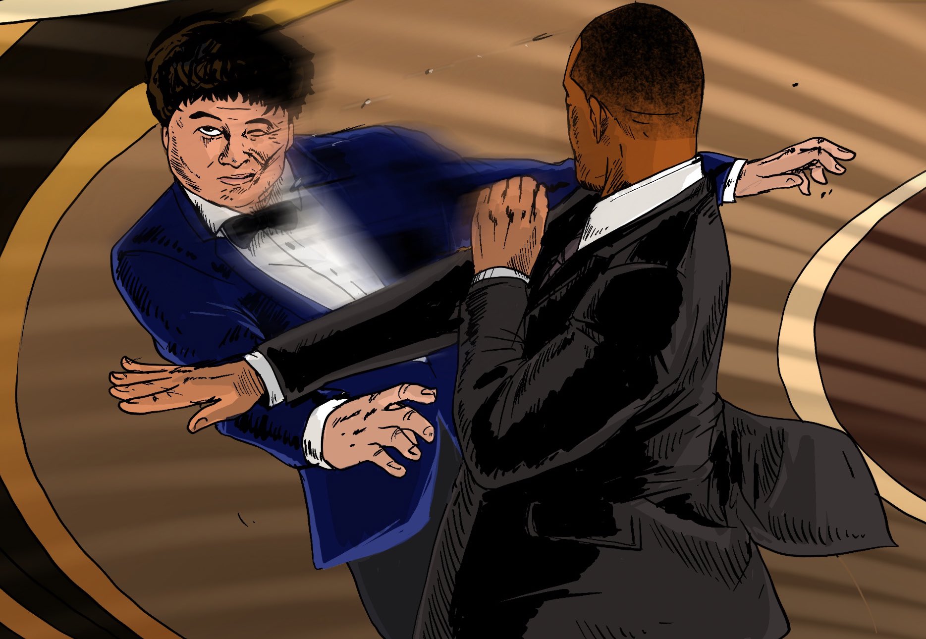 メガくん ウィルスミスにビンタされる月亭方正 T Co Dtrs5qlvud Twitter