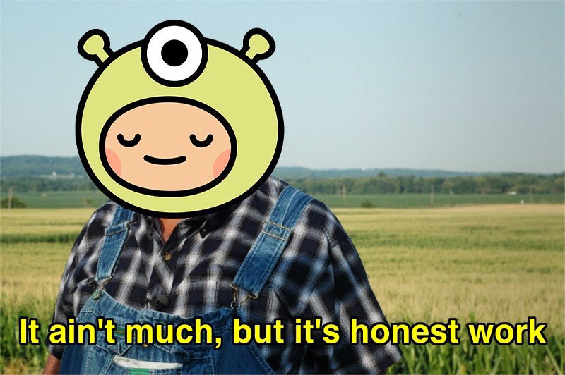 Me every time I type $work in the <a href="/WonderPals/">WONDERPALS 🌱</a> discord to collect my Wonderpoints for the day #WLTP