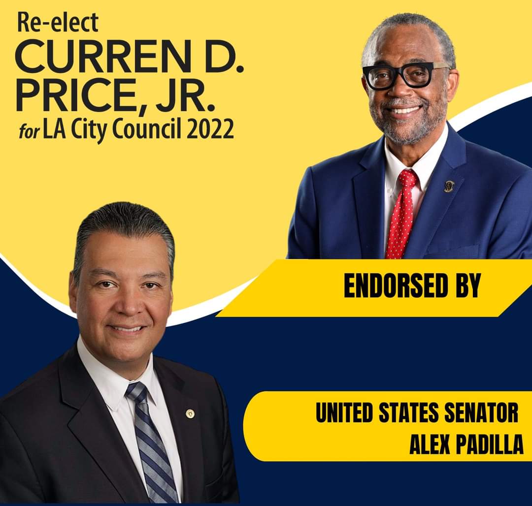 CurrenDPriceJr9's tweet photo. #EndorsementAlert!
Honored to have the endorsement of Senator Alex Padilla. The first Latino U.S. Senator in California, and has been a champion fighting for immigrant rights, worker’s rights, voting rights, racial justice and civil rights.
@AlexPadilla4CA #CD9 https://t.co/aq5r4VstrS