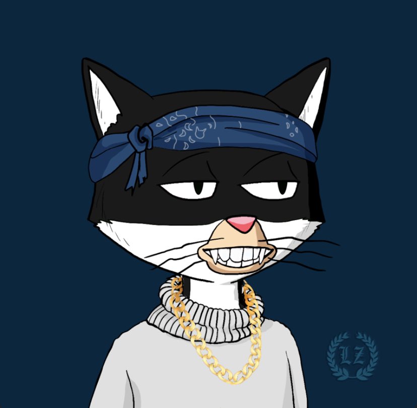 NFTeacher11's tweet photo. I love everything @CursedLabs is developing and their projects lead me research more on $ZION so I had to jump at the chance for @SolanaCatCartel but do cats follow cats? https://t.co/sg4pIlZkPX