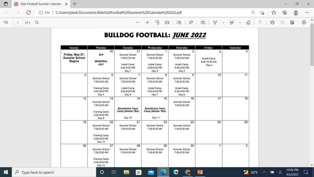 El Dorado Springs Football tweet media