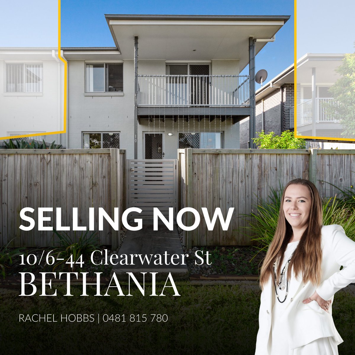 RayWhiteMarsden's tweet photo. 𝐒𝐄𝐋𝐋𝐈𝐍𝐆 𝐍𝐎𝐖 𝐈𝐍 𝐁𝐄𝐓𝐇𝐀𝐍𝐈𝐀
This beautiful townhouse design is the largest available in the complex. 
𝙍𝙖𝙘𝙝𝙚𝙡 𝙃𝙤𝙗𝙗𝙨 - 0481 815 780
Detailss: https://t.co/UMhH7OWcEc
#raywhitemarsden #raywhiteakg #sellingnow #sellingallareas #rachelhobbs #bethania https://t.co/L67a0bMVPj
