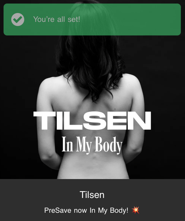 ScottKash88's tweet photo. @tilsenmusic Sneaking! Pre-saved #InMyBody by @tilsenmusic aka Tilsen https://t.co/Wo39WtngyI