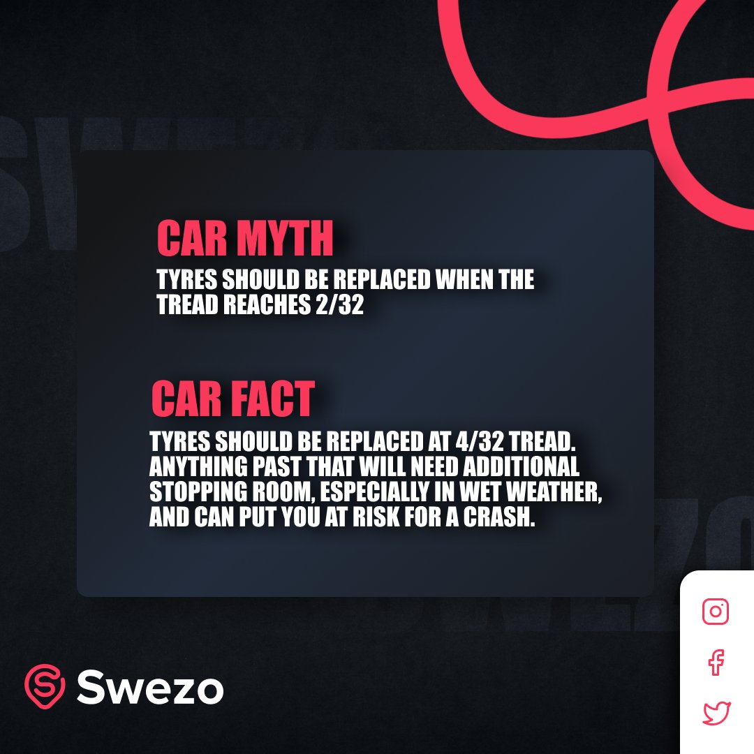 SwezoOfficial's tweet photo. Let's bust this popular myth about #cartyres

#swezo #rememberswexo #swezoautoparts #swezoit #autoparts #autorepair #carrepair #carservice #tyre https://t.co/PzZ5lTbJFX