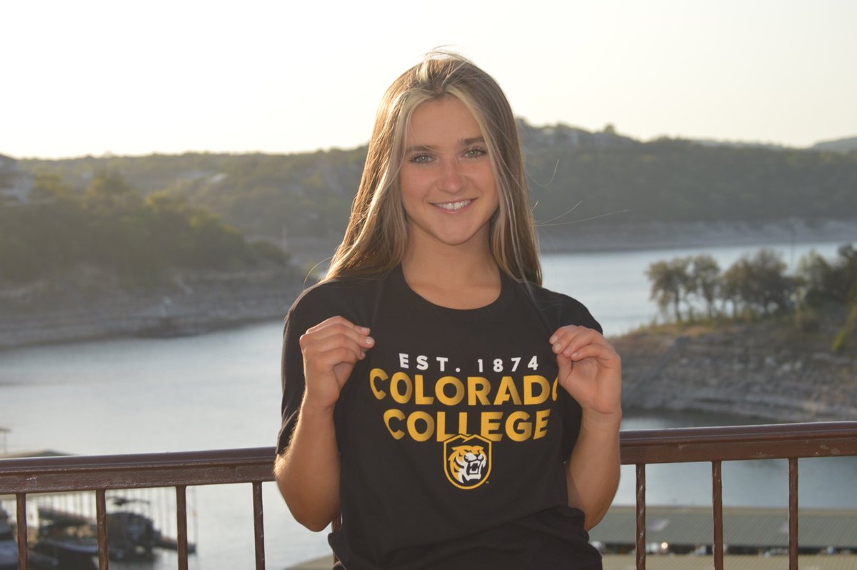 TooleMckenna's tweet photo. I’m blessed and excited to announce my commitment to further my athletic and academic career playing D1 soccer at Colorado College! Go Tigers!💛🖤 #ccwomenssoccer #sting https://t.co/ZzwuE742Co