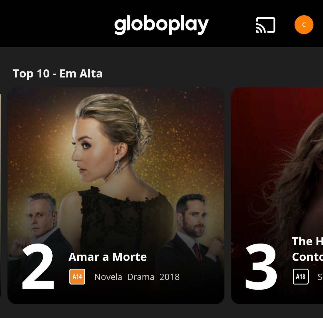 JuliantinabrOff's tweet photo. Amar a Morte está no top 2 do Globoplay 🔥😌

#juliantina #Juliantinas #amaramorte https://t.co/ZsJbpWES8D