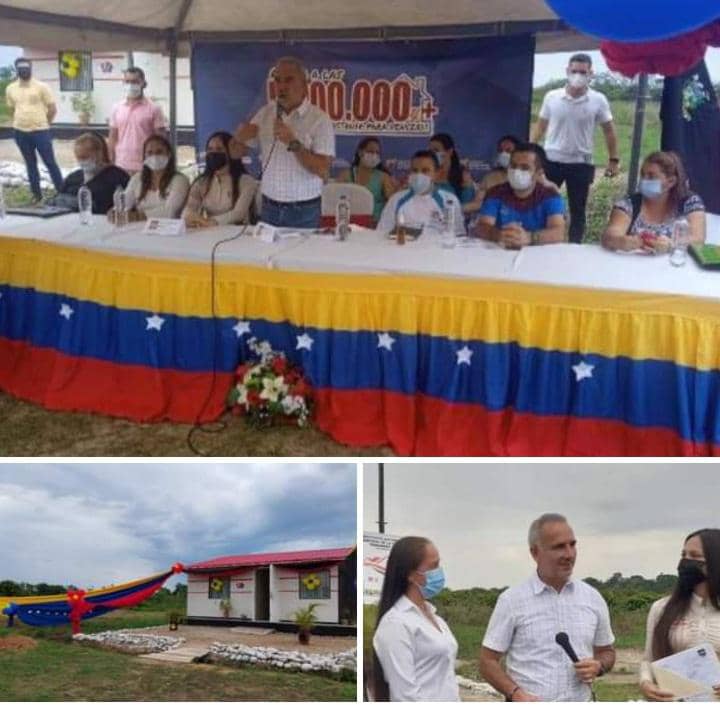 PsuvFF's tweet photo. Gobierno Bolivariano adjudicó 10 viviendas dignas 
#06Abr
Alcaldía del municipio Fernández Feo a través del Instituto Municipal de Vivienda, significó hogares, con apoyo de la Gran Misión Vivienda Venezuela. @Minhvi_Oficial
@FreddyBernal @PSUVTachira #AbrilDeLealtadChavista https://t.co/EGSVUjMFAH