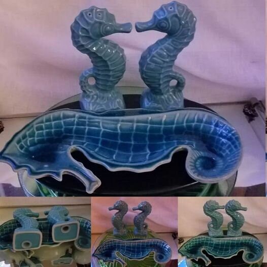 DWedgeCreations's tweet photo. #etsy shop:Seahorse Salt Pepper Shakers,Turquoise,serving dish https://t.co/hsVdZT6dyh #seahorseblue #seahorsesaltpepper #landrys #saltpeppershakers #saltandpepperset #seahorse #seahorseserving #seahorseceramic #seahorseturquoise #plasticplugs #aquamarine #artdeco #art https://t.co/TeQXeGzCtj