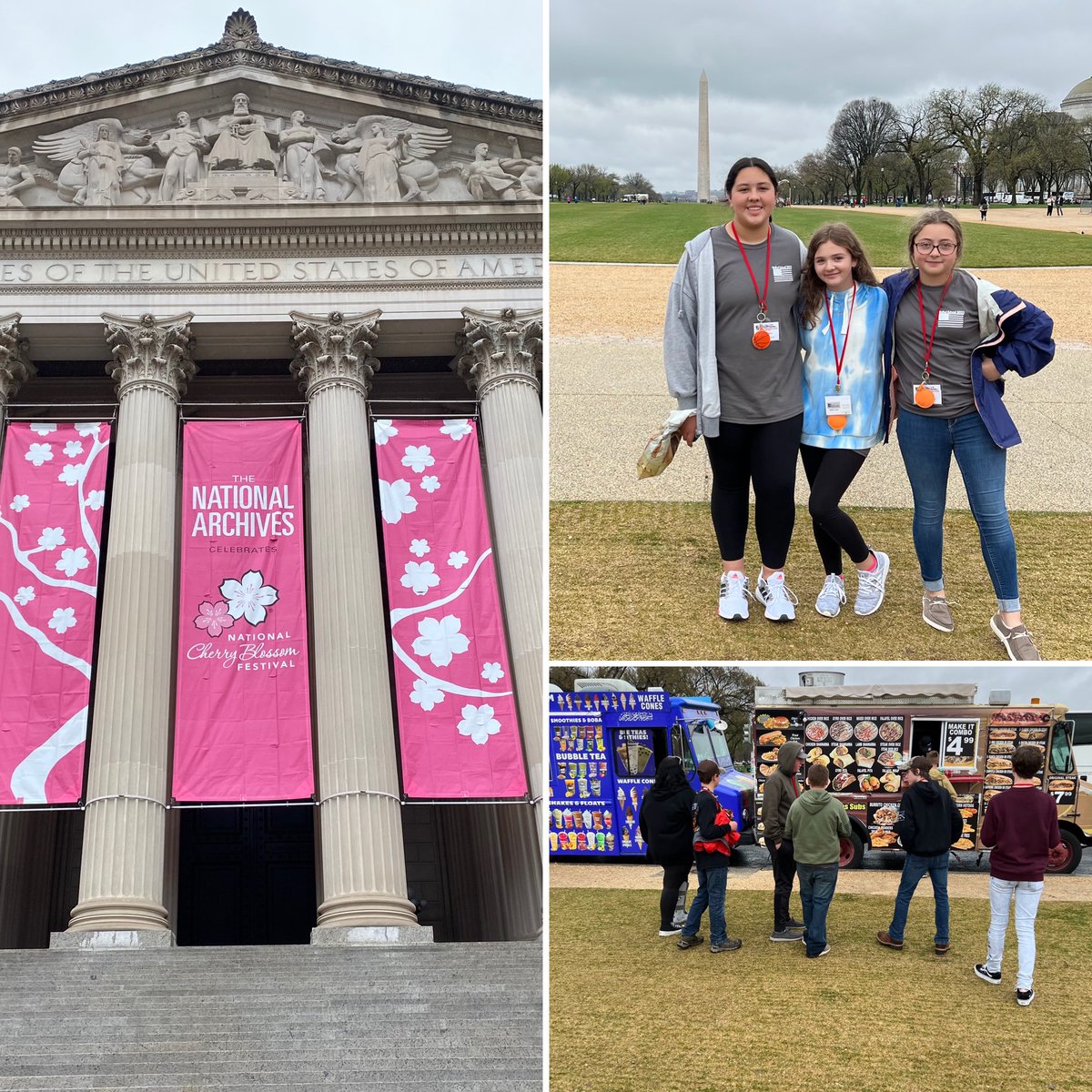 This morning, our 7th & 8th graders visited the National Archives where they were able to see the Declaration of Independence, Constitution, and Bill of Rights.  Many were particularly interested in finding John Hancock’s signature.  #bethelallin #WeAreWatauga https://t.co/DTZg21aDle