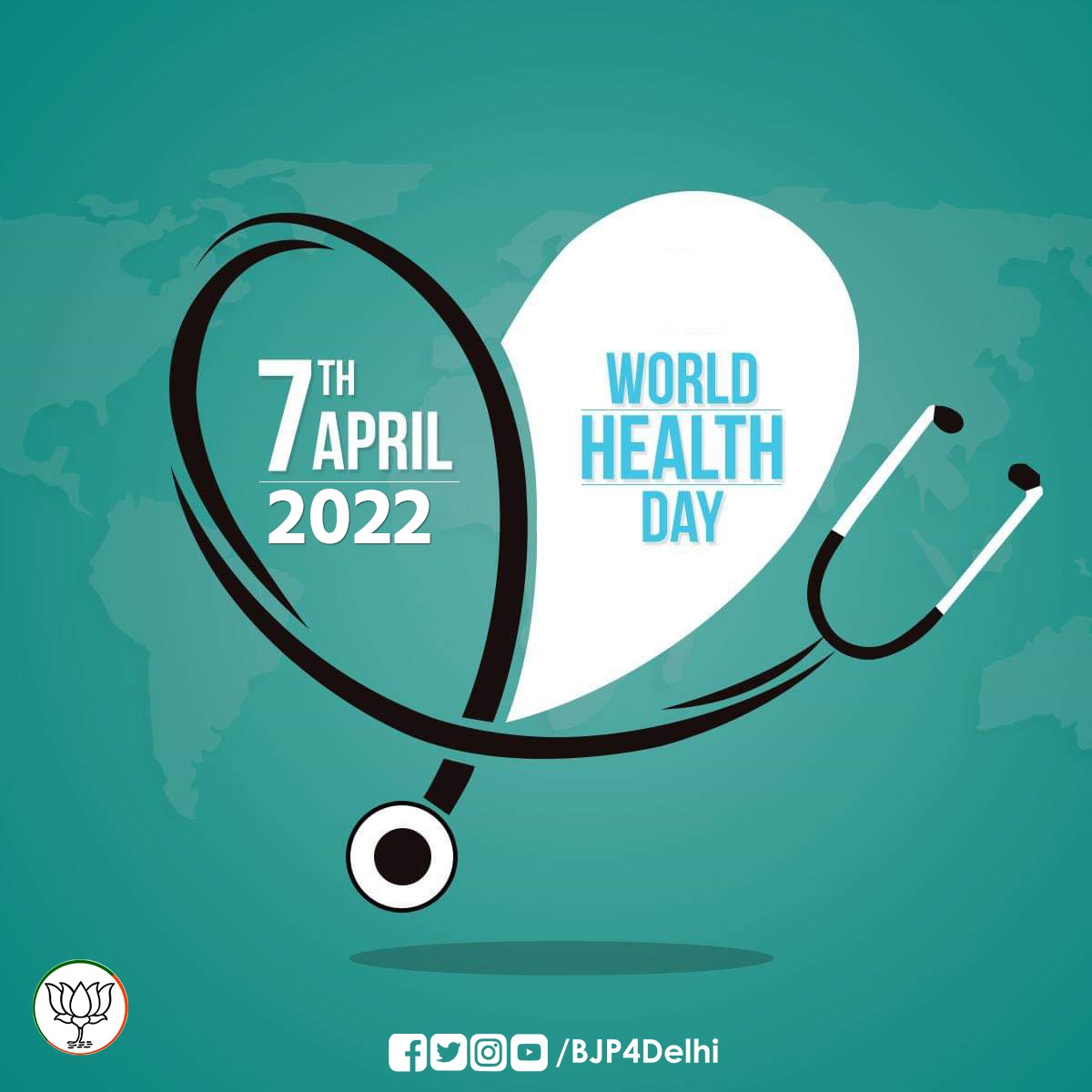 BJP4Delhi's tweet photo. Let's resolve to build a fairer &amp; healthier world for everyone on this World Health Day. https://t.co/GnCvfxvD5A