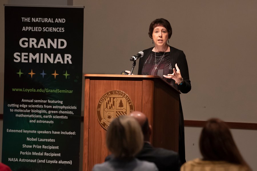 Honored to host Dr. Nicola Fox,<a href="/SolarGirl2018/">Nicky Fox</a> the Heliophysics Division Director in the Science Mission Directorate at NASA Headquarters, as our 2022 Grand Seminar keynote speaker-Tuesday April 5. Thank you for an outstanding lecture <a href="/loyolahounds/">Loyola Greyhounds</a> #loyolaready