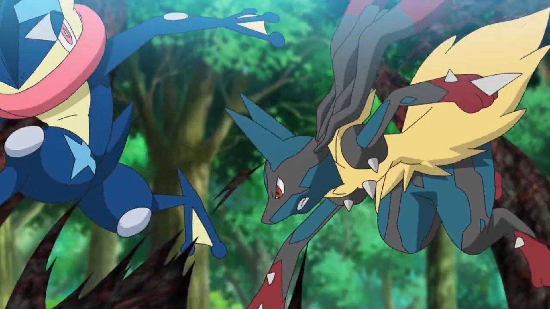 Lucario vs Greninja Alola Pokemon League #fyp #pokemon #pokemon