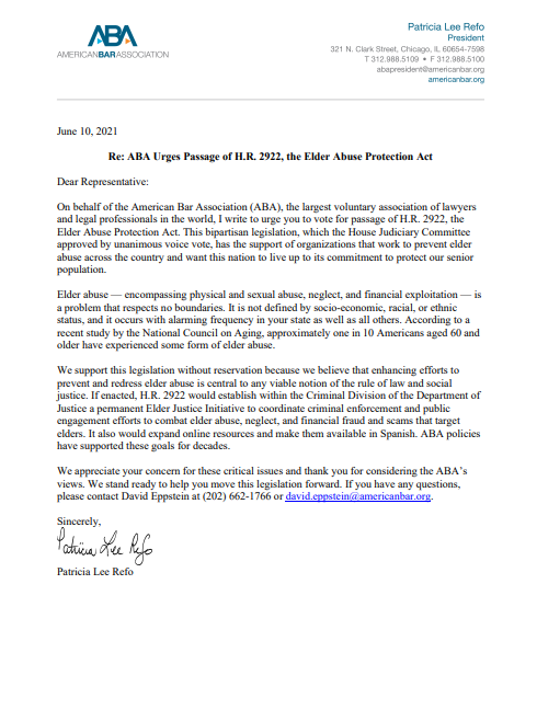 BreeRedeaux's tweet photo. H.R.2922 requires statutory approval for the Elder Justice Initiative, which coordinates activities of the Department of Justice to fight against elder neglect, abuse, and financial fraud. NASW states SW's must advocate for vulnerable individuals/groups. #WKUsocialworkpolicy https://t.co/sHi4tiIw0E