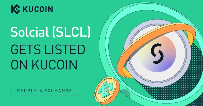 kucoincom's tweet photo. 📢 New Listing

$SLCL @solcialofficial gets listed on #KuCoin!

🔹Pair: SLCL/USDT
🔹Deposit: now open (network: SPL)
🔹Trading: 11:00 am on April 8, 2022 (UTC)

 #SocialNetwork #Web3