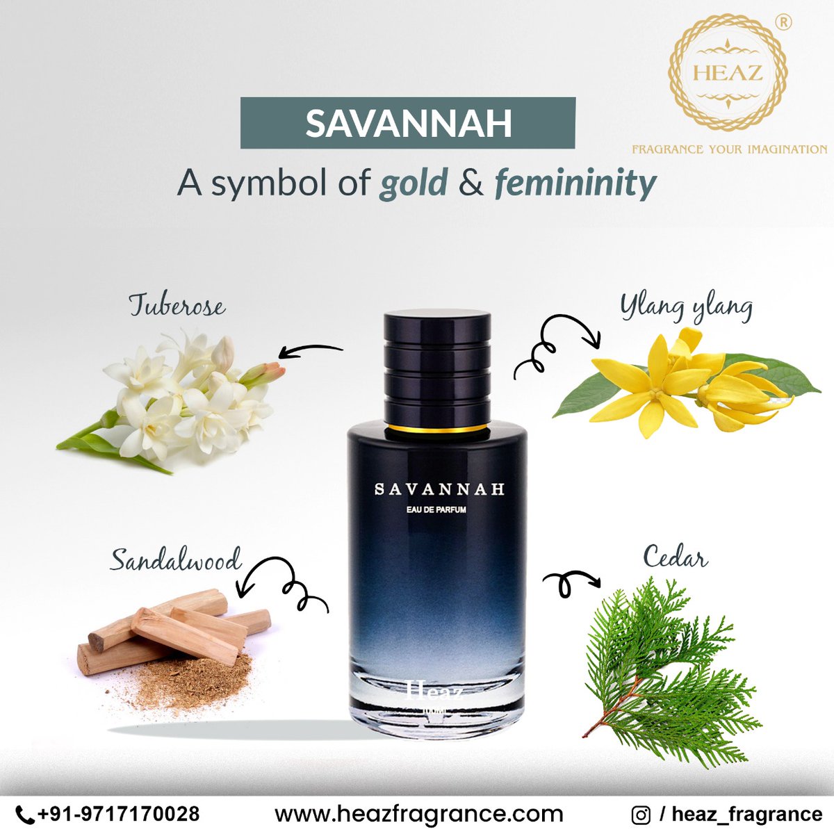 HeazPerfumes's tweet photo. Get doused into the premium fragrance of our soul satisfying perfume,”SAVANNAH”

Shop it at https://t.co/cElpxP986b

#perfume #classy #scent #perfumecollection #perfumes #beauty #fragrances #scentoftheday #fragrancelover #perfumelovers #perfumeaddict #fragrancecollection https://t.co/7hpi0dOMCd