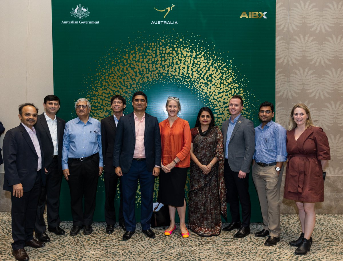 AustradeIndia's tweet photo. Hosted a wonderful panel discussion with Mine Line, Mineral Technologies, @tega_industries on the 🇦🇺 - 🇮🇳 #Resources Partnership and #SupplyChain  Realignment followed by networking reception with #Mining and Contract Mining companies. https://t.co/xouERKd7yB