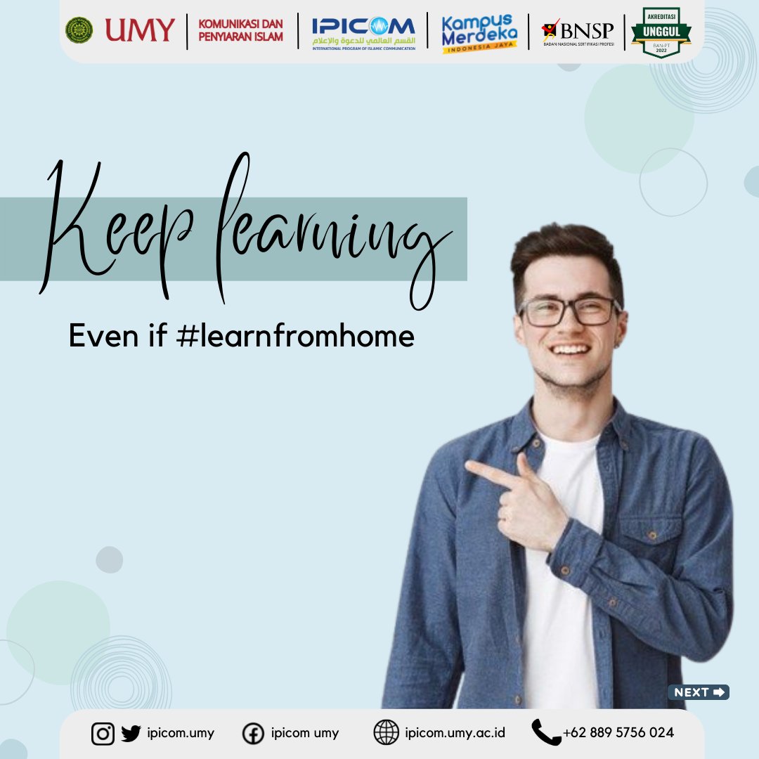 ipicom_u's tweet photo. Assalamu'alaikum IPICOMers!!
How is your fasting? Keep the spirit yes
#ipicom #KPIUMY #UMY #UMYJogja #UmYeah #mahasiswa #Onlineclass https://t.co/YQ8oz8ghM5