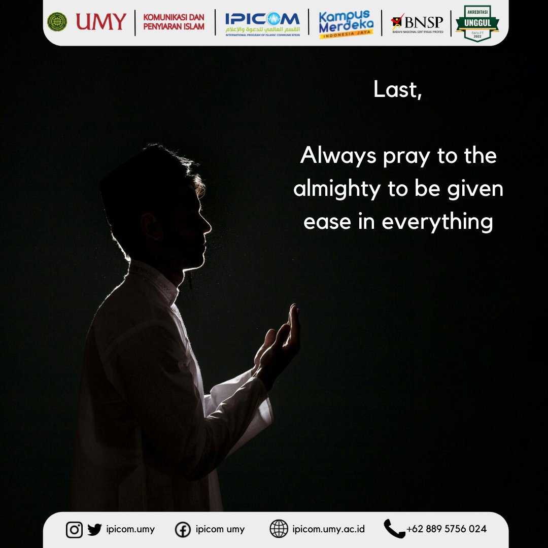 ipicom_u's tweet photo. Assalamu'alaikum IPICOMers!!
How is your fasting? Keep the spirit yes
#ipicom #KPIUMY #UMY #UMYJogja #UmYeah #mahasiswa #Onlineclass https://t.co/iUBypoeJa5