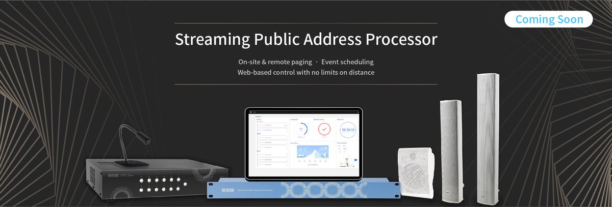 OurBXB's tweet photo. \ Savior of traditional paging system COMING SOON /

• Zone #paging &amp; scheduling REMOTELY
• WEB control via PC/tablet
• For medium-small factories, schools, companies
• Pre-recording, text-to-speech, self-defined chimes, weather/air-quality display, and more

Stay tuned. https://t.co/HTIjnsfXNk