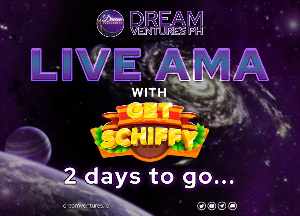 proftrexx's tweet photo. 2 days to go before our LIVE AMA with @GetSchiffy !!

Don't forget to join us and know more about this amazing project! See you there Dreamers!!

#NFT #AMA #Metaverse #Cryptos #DVPH https://t.co/6zwr9TTxQd