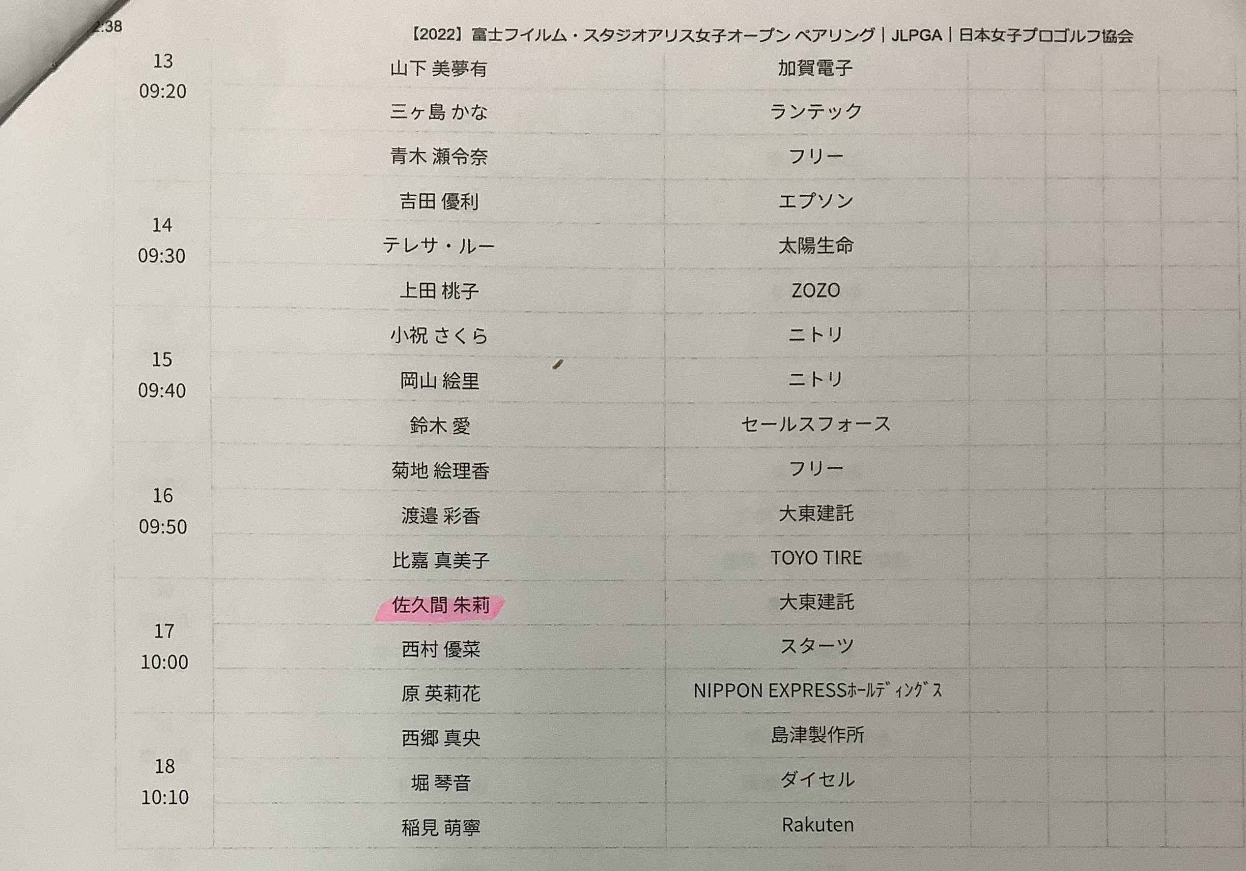 アーリーバード ゴルフ練習場 明日からです 佐久間朱莉プロ10 00アウトスタート T Co C3nngvzbxm 最終組みの一つ前です 応援よろしくお願いします 原英莉花プロのキャディも元アーリージュニア塚本岳氏です 地元埼玉開催 アーリーバード