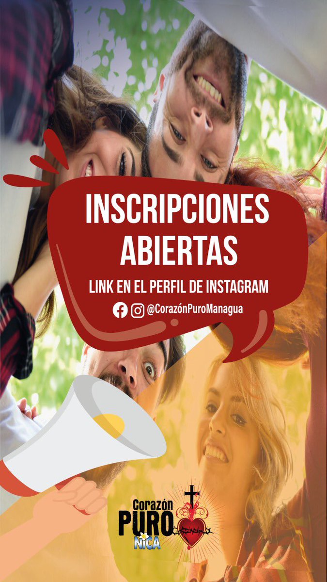 CpManagua's tweet photo. Es una invitación abierta para todo grupo juvenil católico, y si no perteneces a uno no te preocupes ¡¡ también te esperamos.  
Inscribirte es muy fácil, solo debes dar click en este link: 📊📝https://t.co/gFyBadk72t 
y llenar. Cualquier duda escríbenos whatsapp: +505 8726 5437. https://t.co/oT2IxQM4Wx