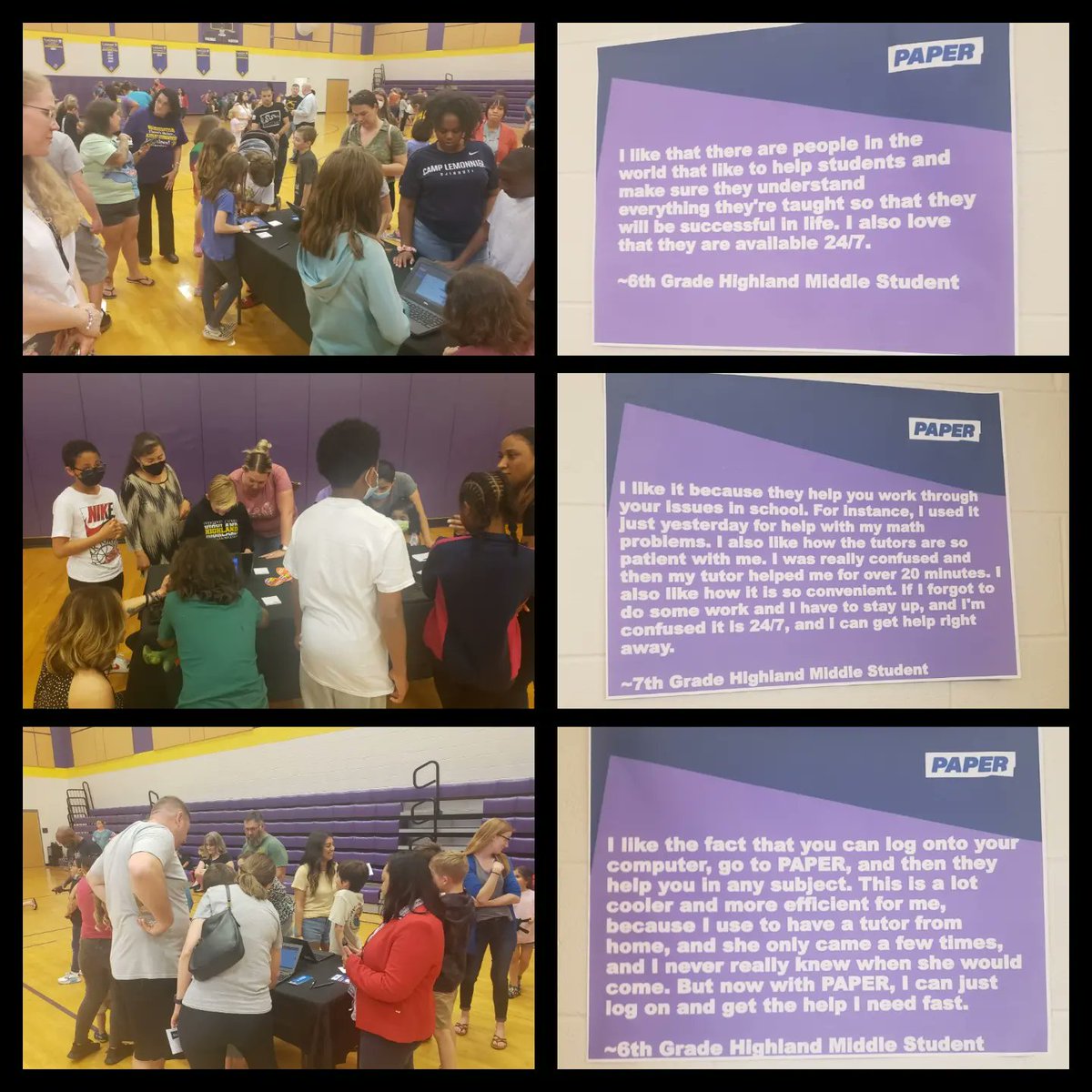 jhdoubleu's tweet image. FOLLOW THE PAPER TRAIL: We had an amazing time at the Official @paperlearning Kickoff Event!  We met so many future #PaperPros from Highland Elementary and Highland Middle Schools tonight! #SuccesswithHCS #LeadershipMatters #InspiringLearners #PirateStrongHES #VikingPride