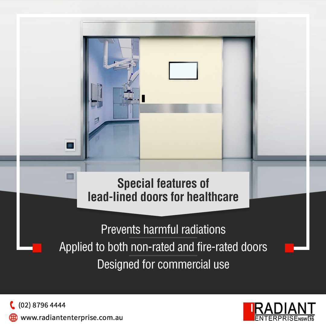 radiant1998's tweet photo. Lead Lined Doors are vital and necessary for the healthcare industry to prevent harmful radiation like x-rays from escaping the room -https://t.co/pP7PGsaFsW
Contact us on +61(02)8796 4444 | sales@radiantenterprise.com.au
#DoorHardware #DoorFrames #LeadLinedDoors #RadiationSafety https://t.co/fENKFrt5JV