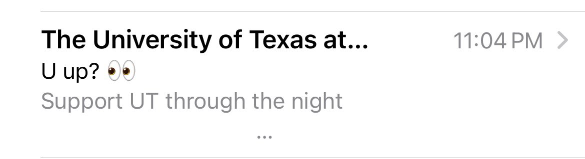 What in the…not a U Up text 😩💀