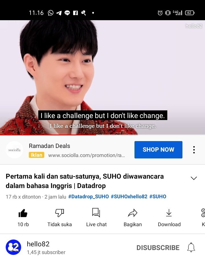 LMamzi's tweet photo. thank you for this content, suho accent is very sexy and cute....i really love it ♥️
Pic 1 : proof like & subs
Pic 2 : my favourite part
Pic 3 : explanation why I like that part
#Datadrop_SUHO #SUHOxhello82 #SUHO #수호 #hello82 @hello82official
https://t.co/wMxfhsuPQS https://t.co/YcLiYeWc49