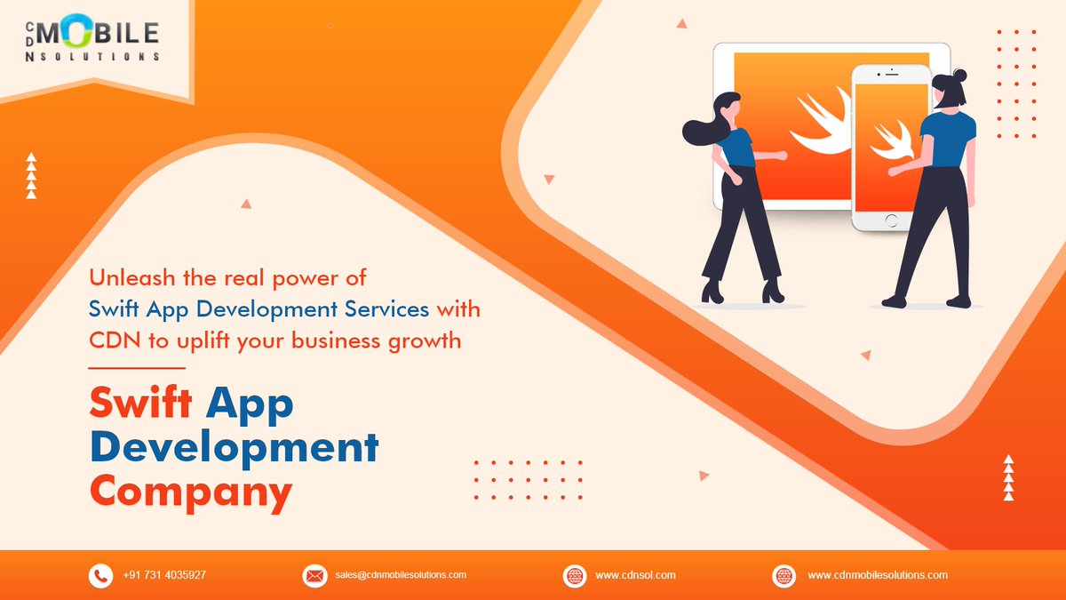 cdnmobilesoln's tweet image. With our #Swiftappdevelopment services, we empower start-ups, small and medium-sized businesses, and big ventures to bridle the force of rich responsive swift apps.
bit.ly/3xqtbUv
#swiftprogramminglanguage #swiftappdevlopment #CDNMobileSolutions #mobileappdevelopment