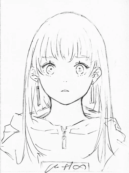 A little during lunch break_✍Drawing 