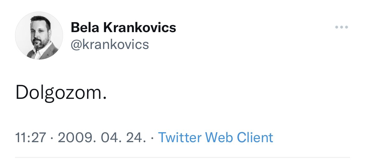 krankovics's tweet photo. Azóta is lendületesen... #FirstTweet https://t.co/2NB64Tb6K7