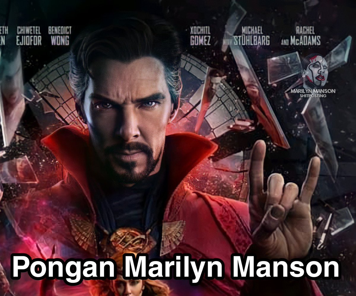 Mansonitys's tweet photo. Pongan 🖤🤘 #DoctorStrange 
#MarilynManson https://t.co/Pcjm7PdFXH