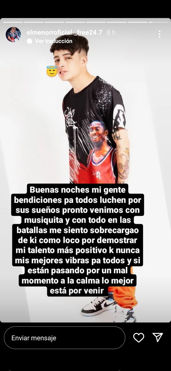 Rapstyle10_'s tweet photo. El Menor del deja un mensaje 🙏🏻. 
Para reflexionar... 😇 https://t.co/UULhFqOD8S