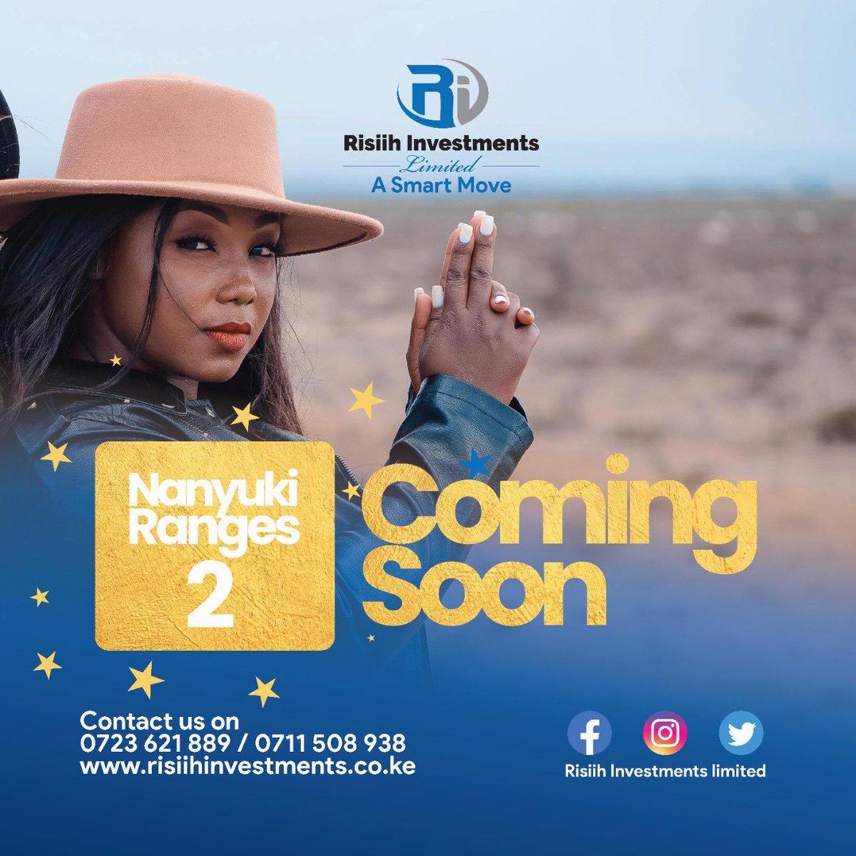 Risiihltd's tweet photo. You asked for more and we listened! Looking forward to this amazing project #NanyukiRanges2
For more information call us on:-
☎️ 0723 621 889
📞 0711 508 938.
Make a Smart move!!
#landbanking #nanyukiranges2 #msupanashamba #risiihinvestmentsltd #asmartmove https://t.co/pkeBBlXHI4