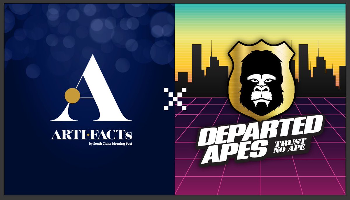Now we are to move the true crime and justice on-chain, so we all can own a piece of history and #trustnoape.

5 DA WL🦍 &amp; 5 ARTIFACTS WL📰 Giveaway
1. Follow @departedapes &amp; <a href="/ARTIFACTsbySCMP/">ARTIFACTs by SCMP</a>
2. Like, RT &amp; Tag 2 frens
3. Comment your Discord ID &amp; join both our Discord

⏳48 hrs