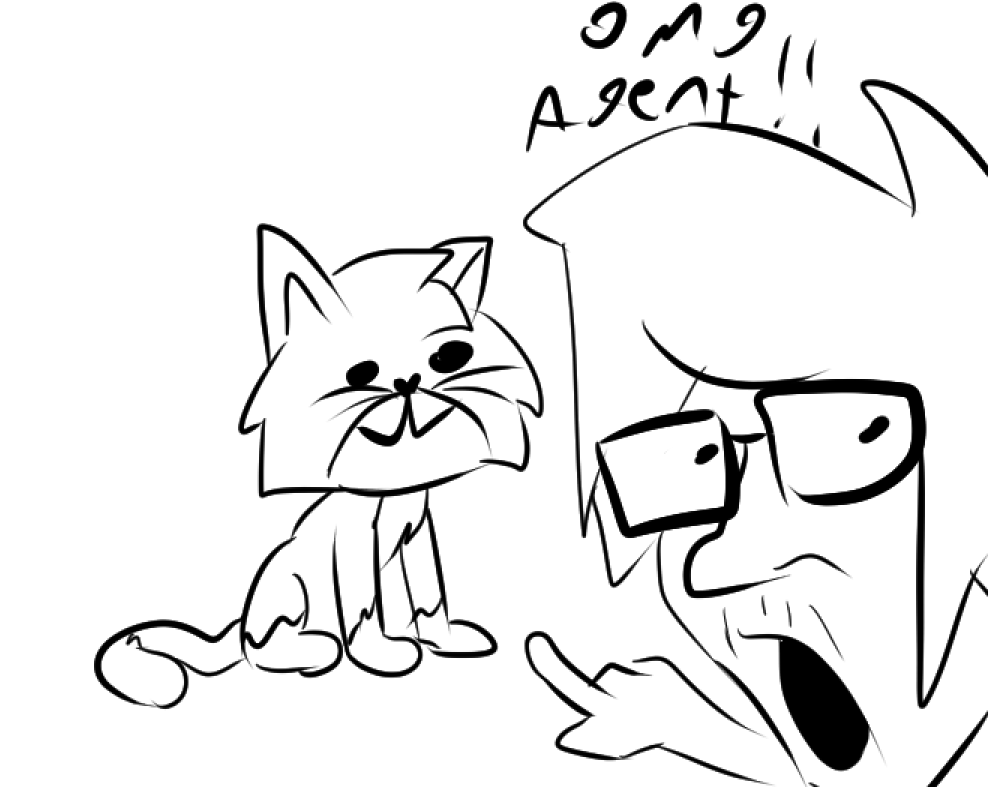 JankFizz's tweet photo. @Agent_3cat Thank you Cat Agent 3. Here's Agent Cat doodle https://t.co/2mXQOdjBp2