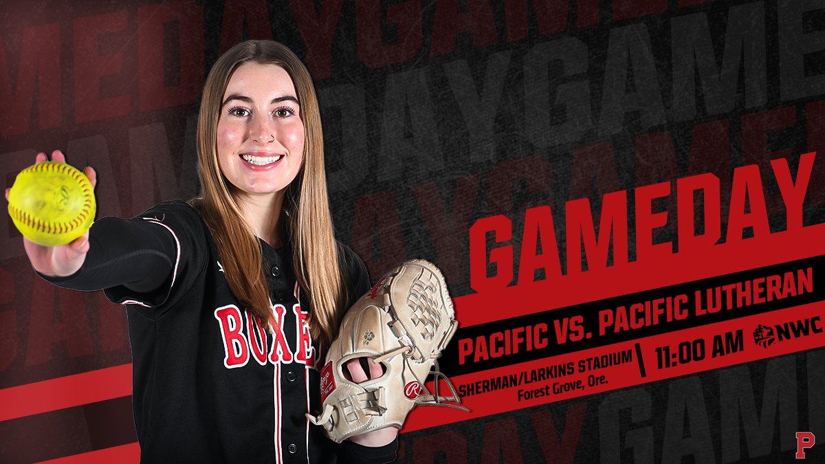 𝐆𝐀𝐌𝐄𝐃𝐀𝐘 🥎

We're back with more <a href="/Boxer_Softball/">Pacific Softball</a>!

🆚: <a href="/golutes/">PLU Athletics</a>
⏱️: 11:00 a.m.
📍: Sherman/Larkins Stadium
📊: bit.ly/3uaAmhb
📺: bit.ly/2ULAFAf

#GoBoxers